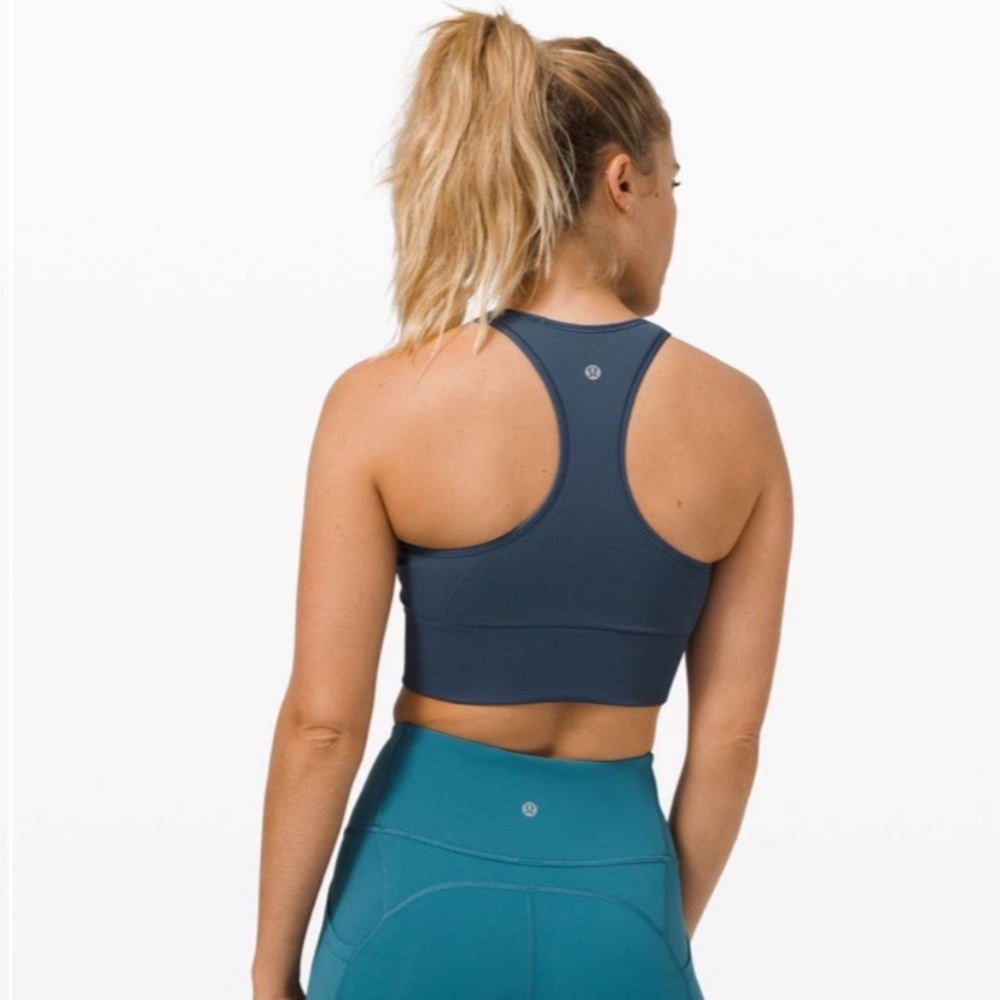 Lululemon Iron Blue Ebb to Train Bra - Picture 2 of 8